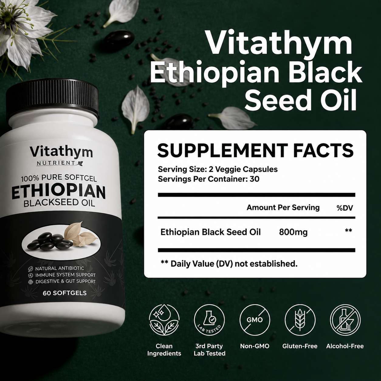 Ethiopian Black Seed Oil